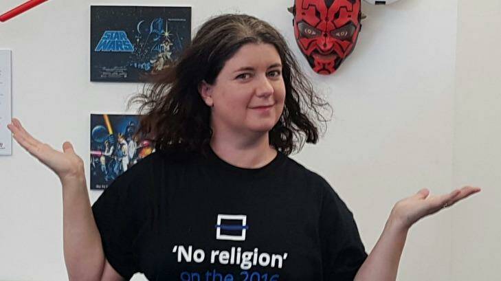 Kylie Sturgess is leading the 'Don't make yourself as Jedi' campaign. Photo: Supplied