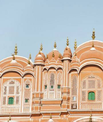 The famous Hawa Mahal, 'Palace of Winds', in Jaipur.