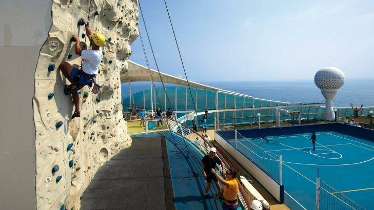 There's plenty of outdoors fun on Royal Caribbean's Voyager of the Seas. Photo: Royal Caribbean