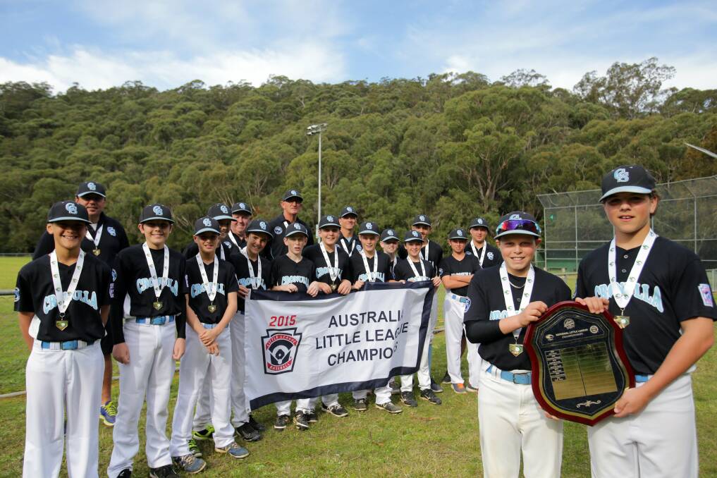 Now in a big comp: Cronulla's under-13 boys Little League baseball team are headed to the world titles in August. Picture: Chris Lane