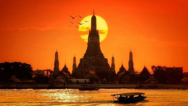 Wat Arun in Bangkok, Thailand.