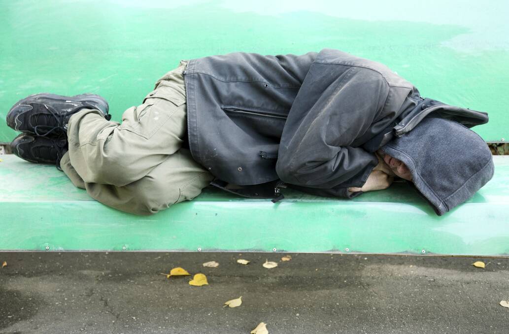 Sleeping rough: The 2011 census revealed there were 325 homeless people in Sutherland Shire.