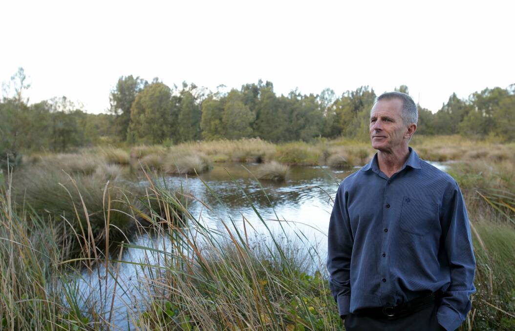 Ecologically important: Sutherland Shire Council's Brendon Graham said the wetlands site was vital for endangered flora and fauna. Picture: Chris Lane