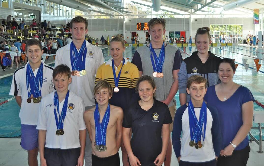 Success: North Cronulla Surf Life Saving Club's state title medal winners finished fifth overall at Woy Woy.