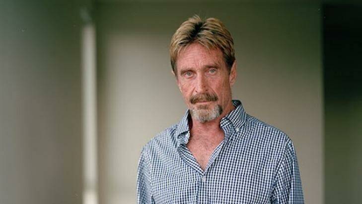 John McAfee is coming to Australia in September.