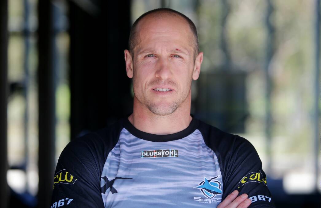 Left: Cronulla halfback Jeff Robson wants the Sharks to kick on this Sunday against Manly.Picture: Chris Lane
