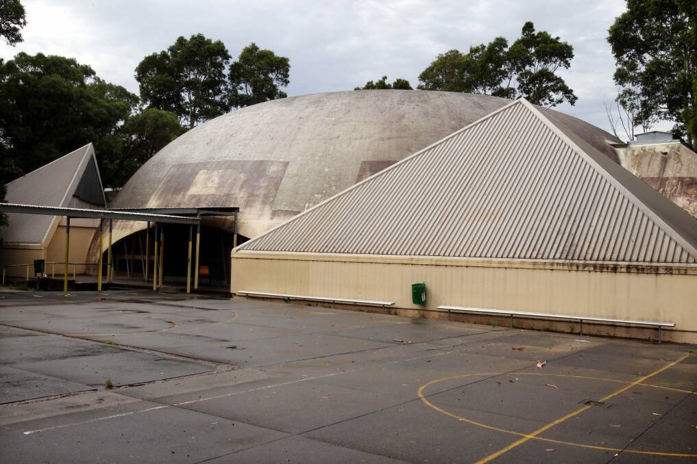 The old hall at  Georges River College, Peakhurst Campus which has now been demolished.