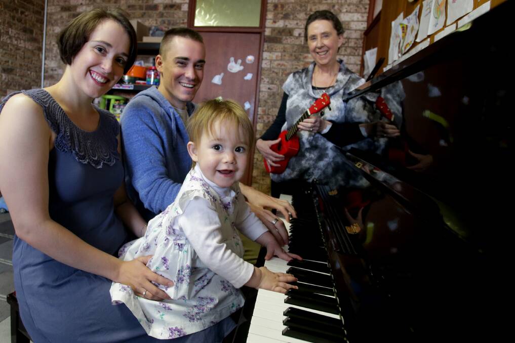 Generational learning: Kingsgrove Music teaches youngsters to appreciate music from early childhood. Picture: Jane Dyson