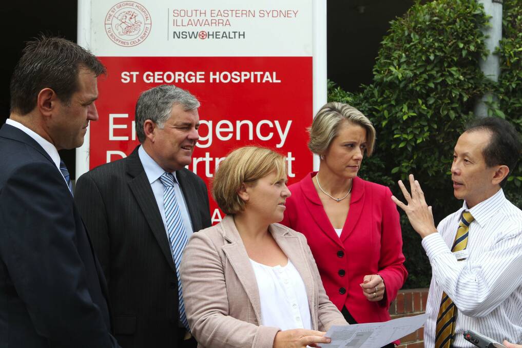 Premier Keneally 'major' announcement with Cherie Burton. Picture: Chris Lane