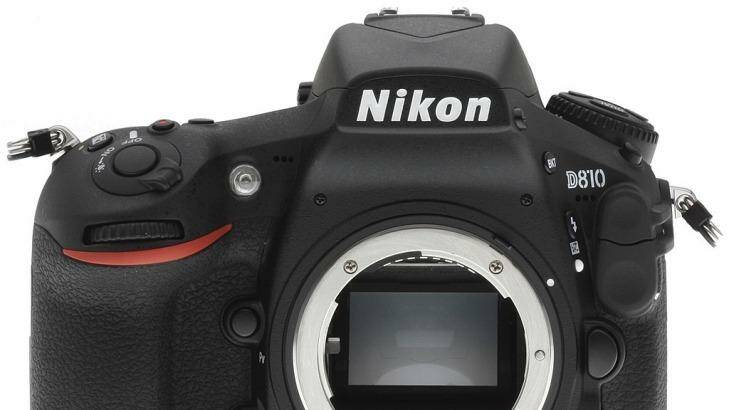 The Nikon D810 DSLR (see review below).