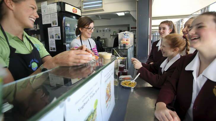 Roseville College, one school offering healthy choices on their canteen menu. Photo: Fiona Morris