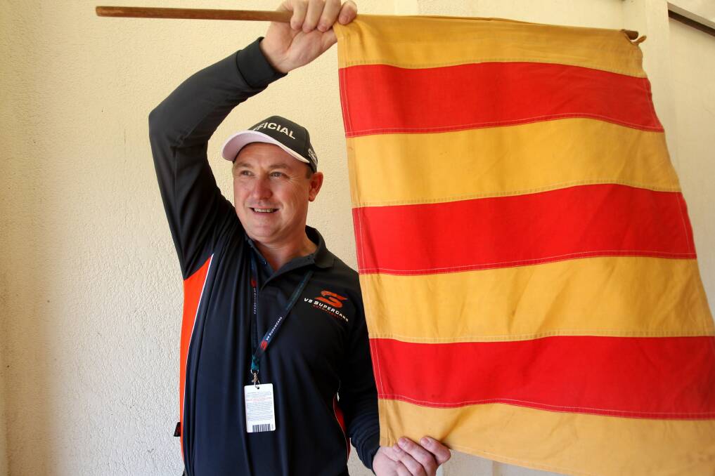 Flagfall: George Chroback is ready for another Bathurst 1000.Picture: Jane Dyson