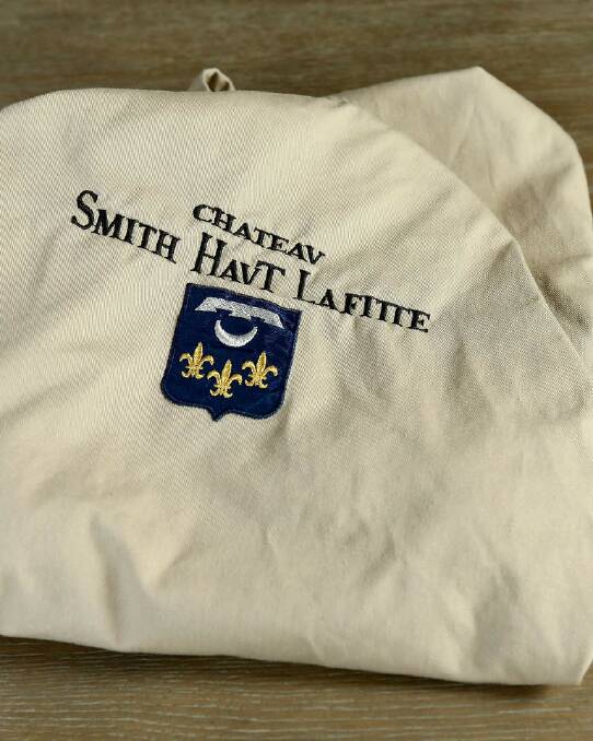 Favourite: "Kate and I met a couple at a local bar a few years ago and they ended up inviting us to their wedding at a winery in Bordeaux. This is an apron from the winery, Chateau Smith Haut Lafitte, and every time I see it I'm reminded of what an awesome trip it was." Photo: Pat Scala