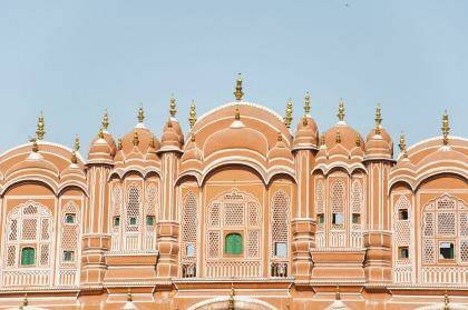 The famous Hawa Mahal, 'Palace of Winds', in Jaipur.