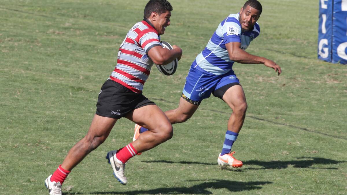 Thrashing. Southern Districts thrashed Parramatta 34-7 on Saturday at Forshaw Rugby Park. Picture John Veage

