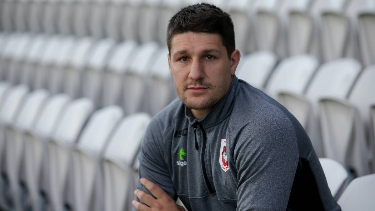 Ready for the derby: Dragons 5-eighth Gareth Widdop. Picture: John Veage