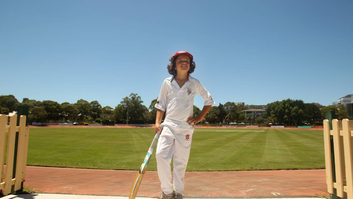 Promising: Cricketer Sam Konstas at Hurstville Oval. Picture: Chris Lane