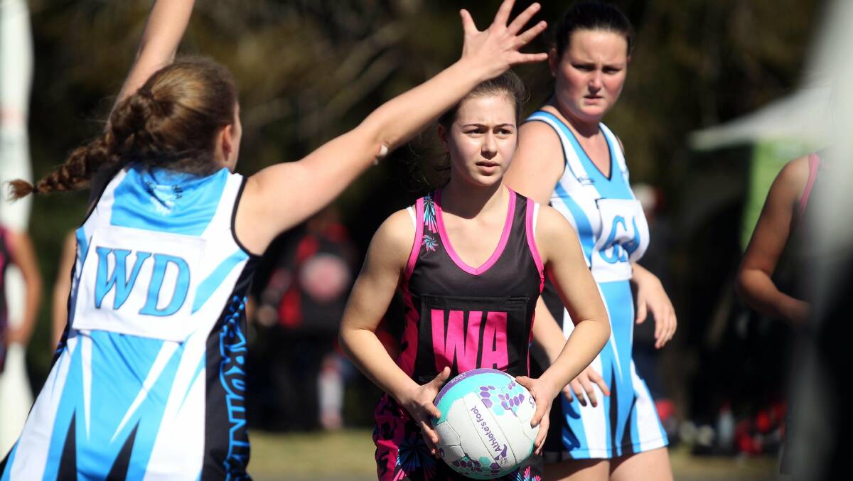 Finals action is at West Botany Street, Rockdale netball courts this Saturday. Picture: Chris Lane