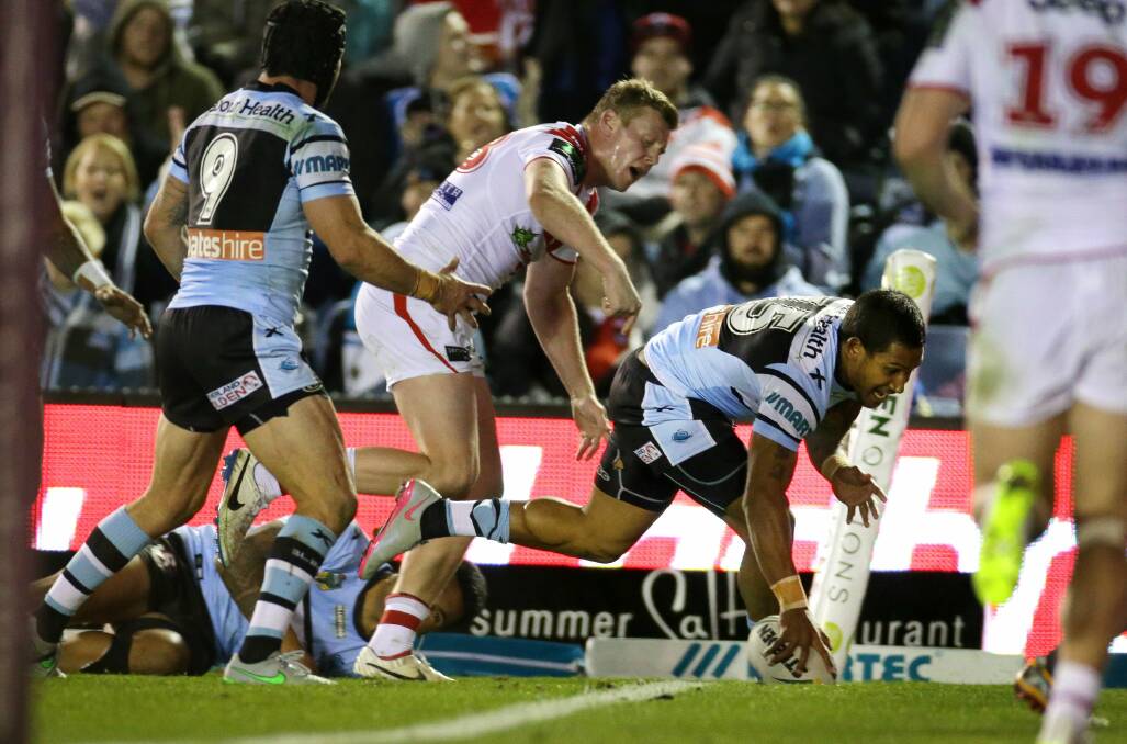 Derby: St George Illawarra Dragons and Cronulla Sharks clash on Sunday, March 13, at Remondis Stadium, 2016. Picture: Chris Lane
