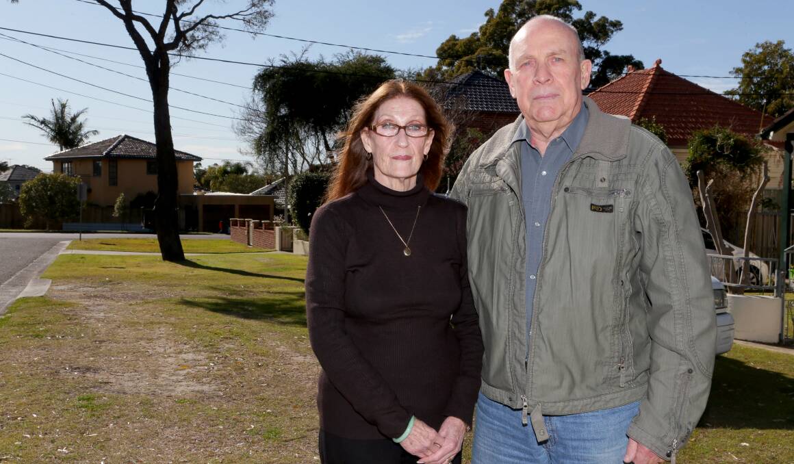 Future imperfect: Jan and John Totterdell say Kogarah’s New City Plan will ruin their quiet suburban street. Picture: Jane Dyson
