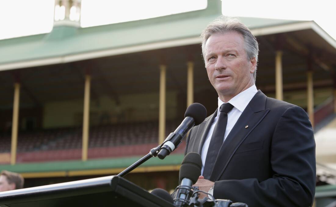 Proposal: Former Australian Test cricket captain Steve Waugh and Cricket officials have had discussions with Sutherland Shire councillors about an indoor cricket training centre. Picture: Cole Bennetts/Fairfax Media
