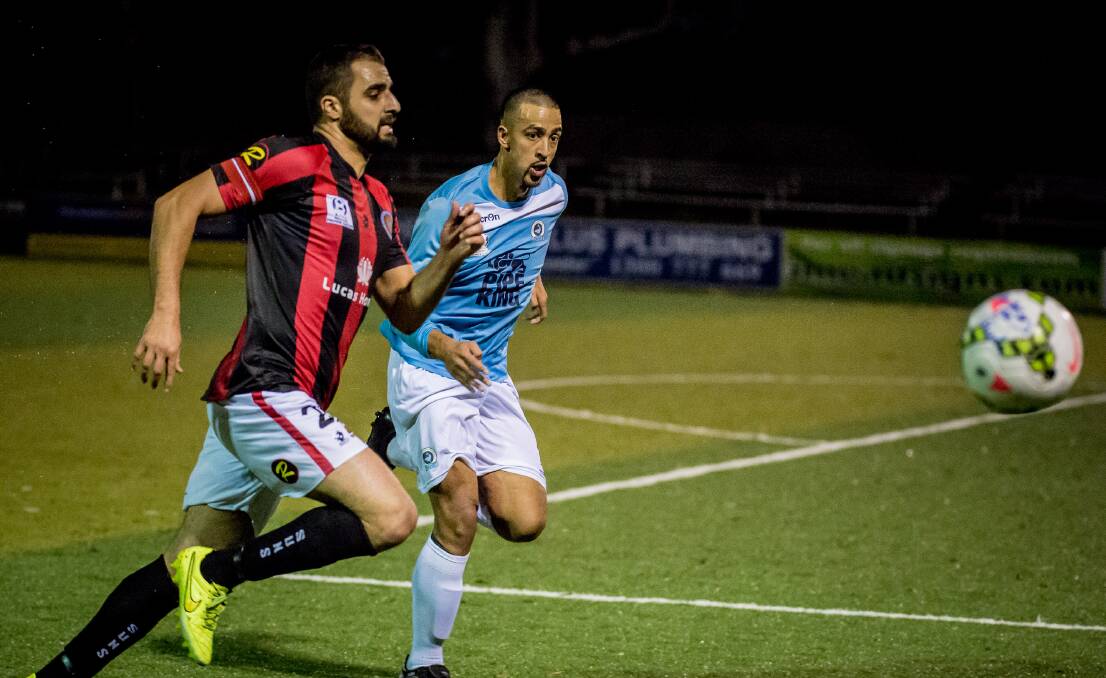 Rescheduled: Rockdale City will now host Sutherland on Wednesday night in their do or die derby. Picture: Football NSW.
