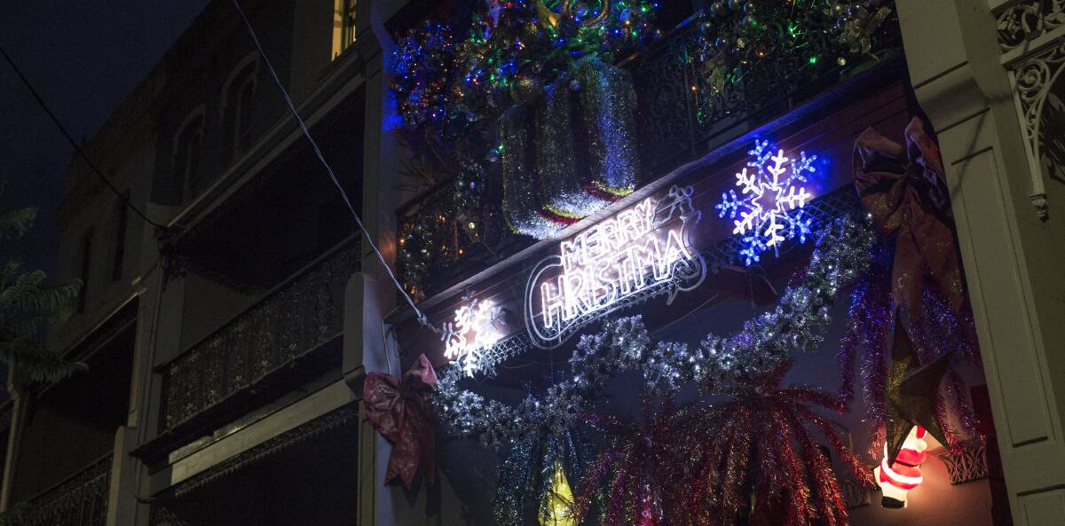 Lovely to look at but leave them alone: Readers are upset about people stealing Christmas lights. Picture: Dominic Lorrimer/Fairfax Media.

