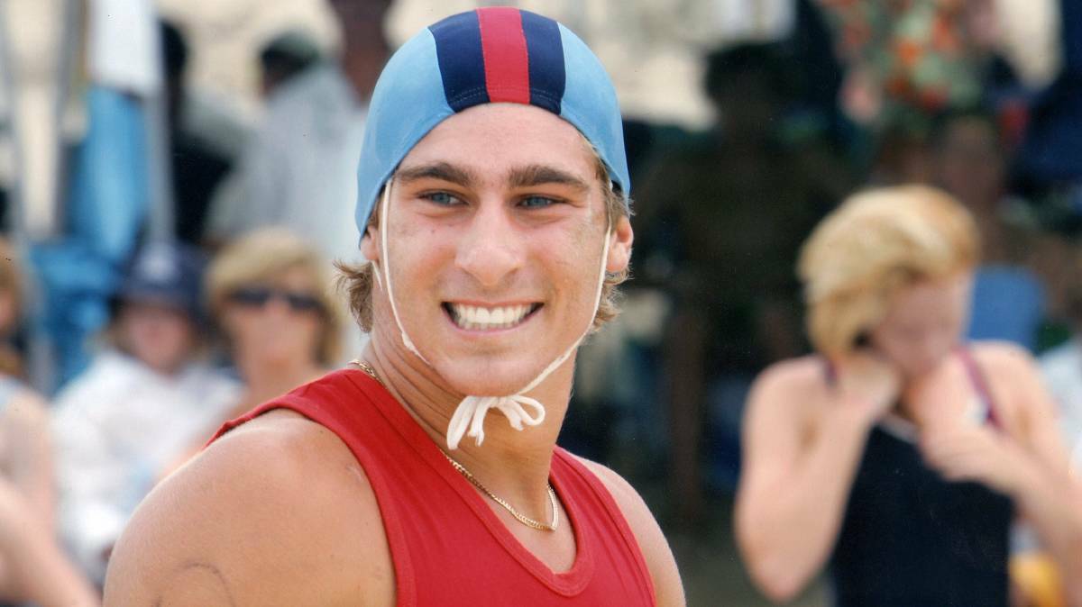Missed: Sports champion Marc Leabeater after winning the open state beach sprint at the NSW Championships, held on the Bate Bay beaches in 2006. Picture: John Veage
