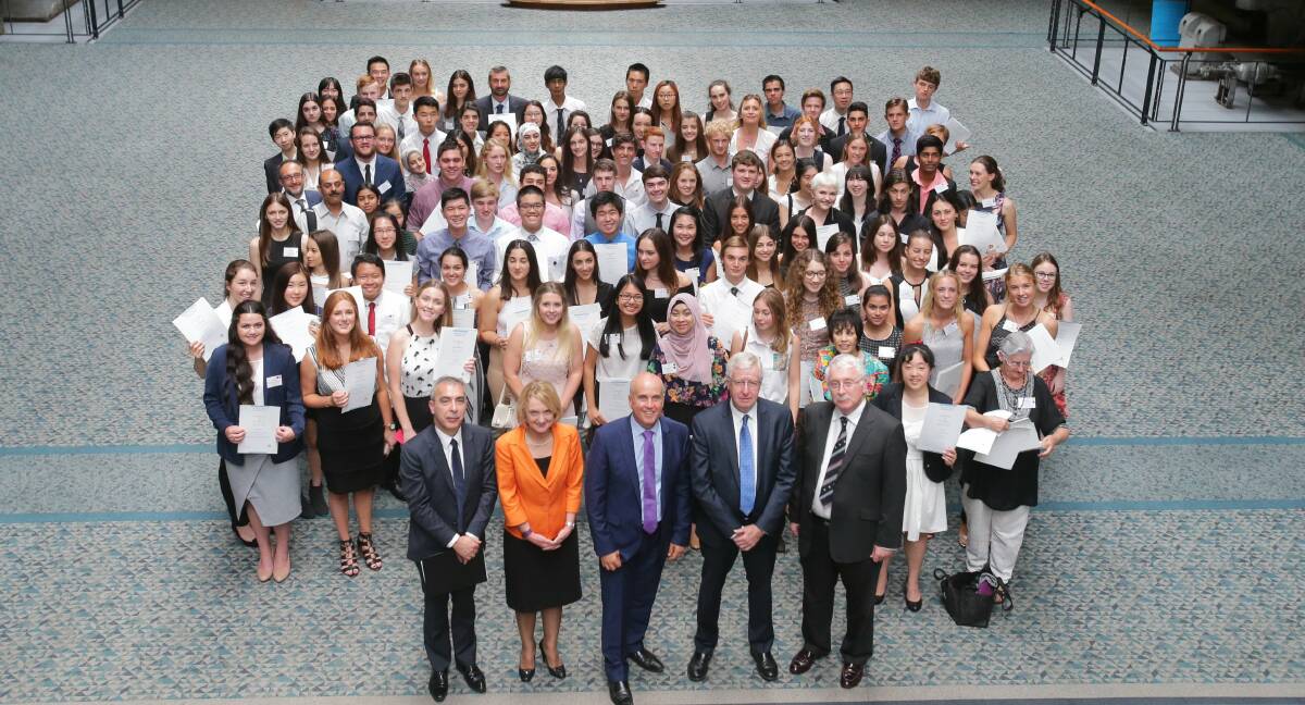 High achievers: A total of 116 students received a First in Course award this year.
Picture: Chris Lane


