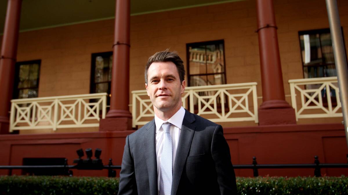 Chinese language call...Chris Minns at State Parliament. Picture: Chris Lane


