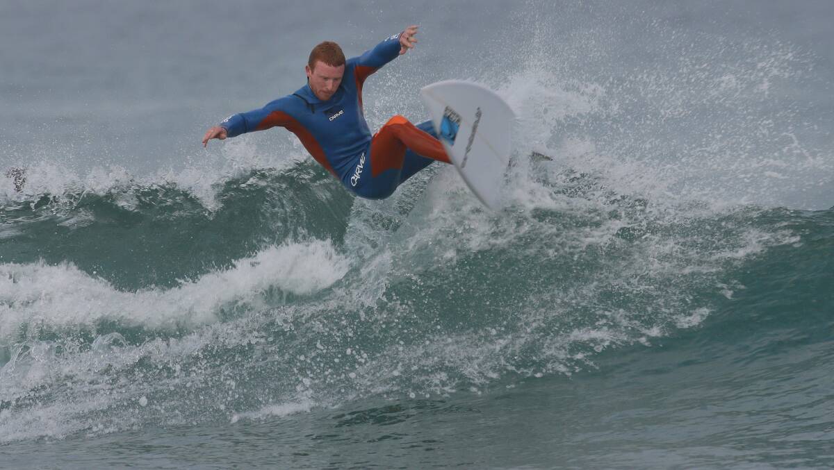 Cronulla surfer Joe Sear won the 2015 open Australian surf title.Picture John Veage.
