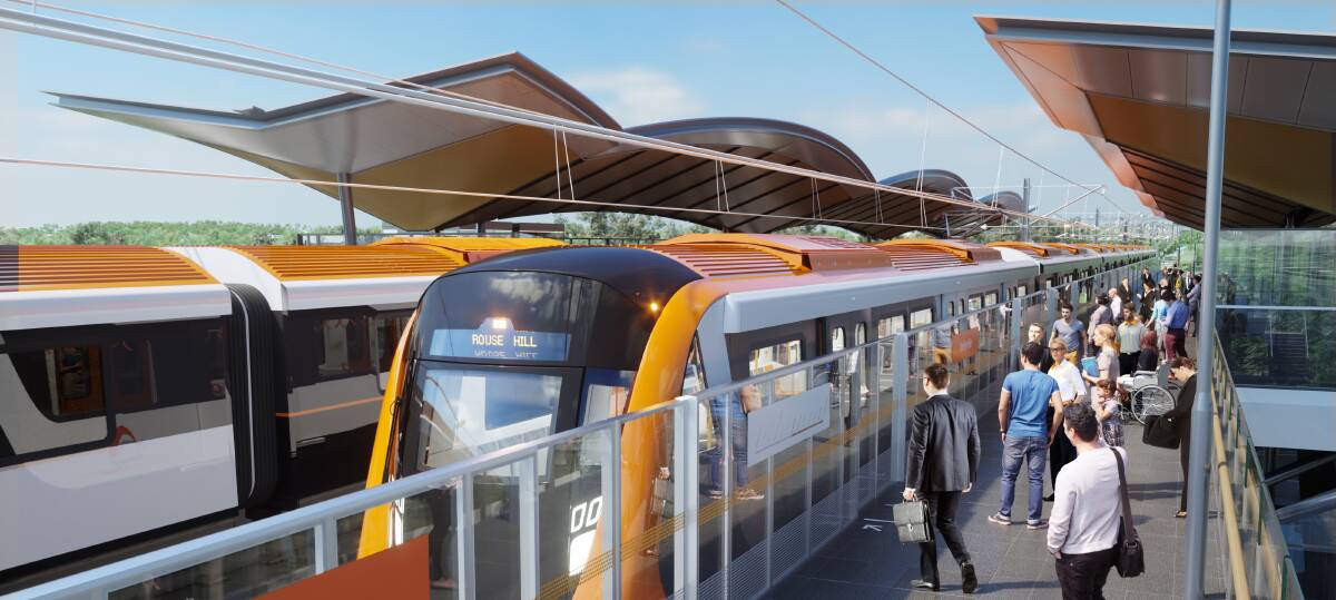 Frequent flyers: Metro trains will run every few minutes through the city to Bankstown.
