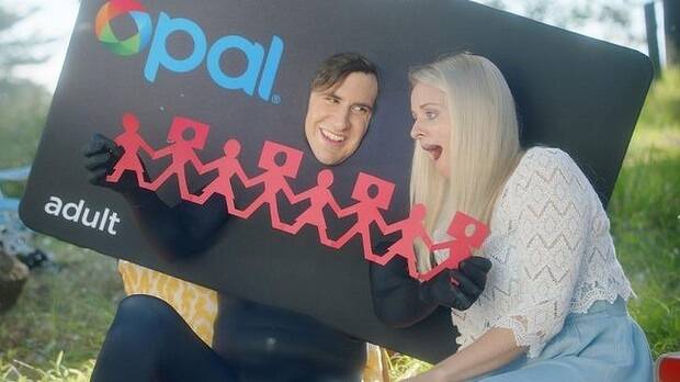 Fare dinkum: Opal Man just one part of a $5 million ad blitz.
