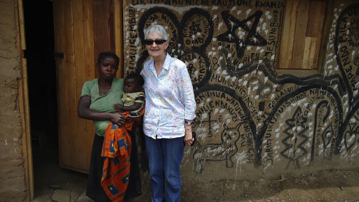 Always helping: Dr Ferguson has been tireless in her efforts to help the pygmies.

