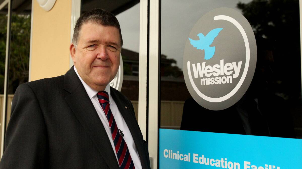 State of mind: Wesley Mission chief executive, Reverend Dr Keith Garner, said the new facility was a major boost to mental health delivery in St George. Picture: Chris Lane
