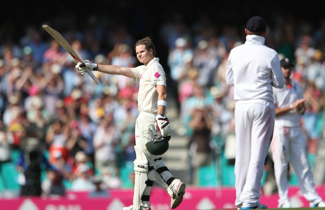  In hot form: Sutherland batsman Steve Smith who has been named in the 12-man Test squad for the opening game against India. Picture: Anthony Johnson.
