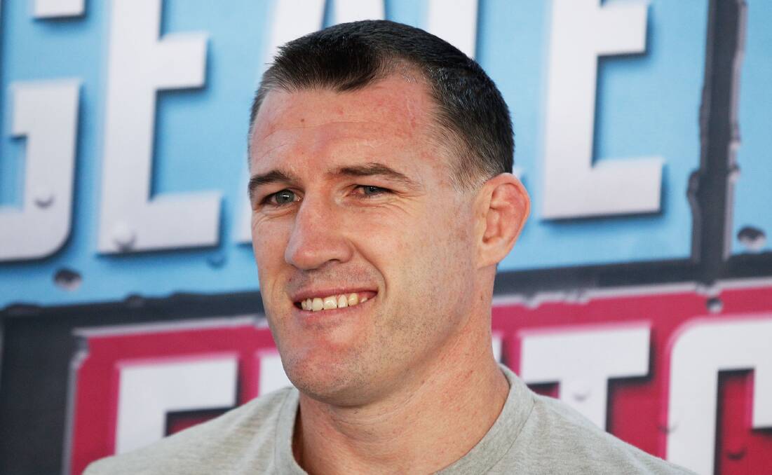 Paul Gallen hopes to play against the Kiwis in Brisbane. Photo: Brendon Thorne/Getty Images

