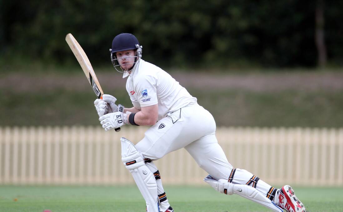Opener: Sutherland first grade batsman Adam Whatley will line up against Manly in the top order. Picture: Chris Lane.

