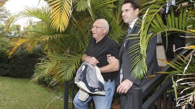 Roger Rogerson at the time of his arrest. Photo: Nick Moir
