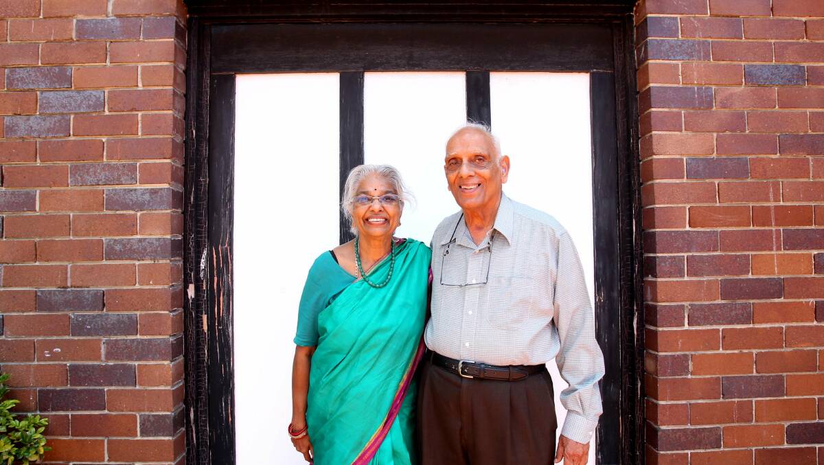 Family history: Vedavalli and Kadambi Srinivasan’s colourful histories have been compiled in a book. Picture Chris Lane

