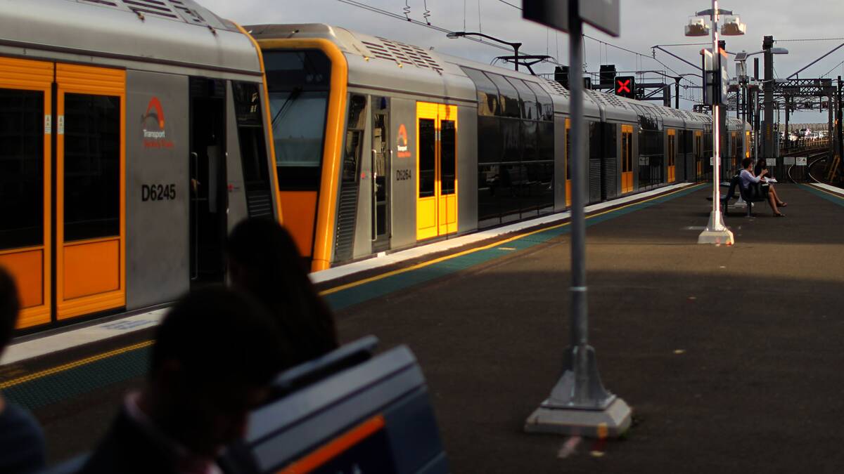 Waiting: Complaints about train timetables jumped 949 per cent after the big changes last year.  Picture: Sahlan Hayes.