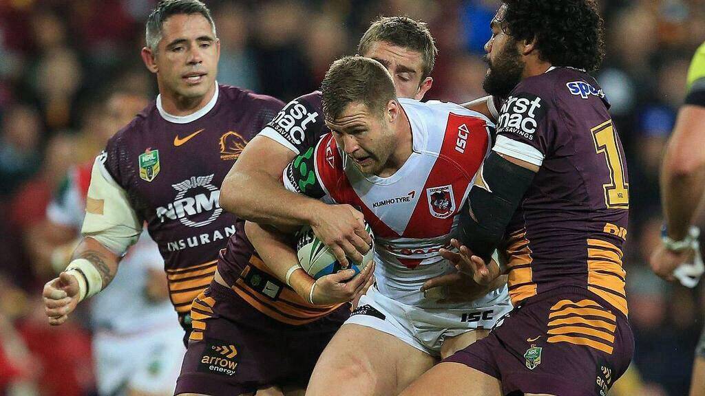 The St George Illawarra Dragons were defeated 32-6 by the Brisbane Broncos at Suncorp Stadium, Brisbane on Friday. Picture: dragons.com.au NRL.