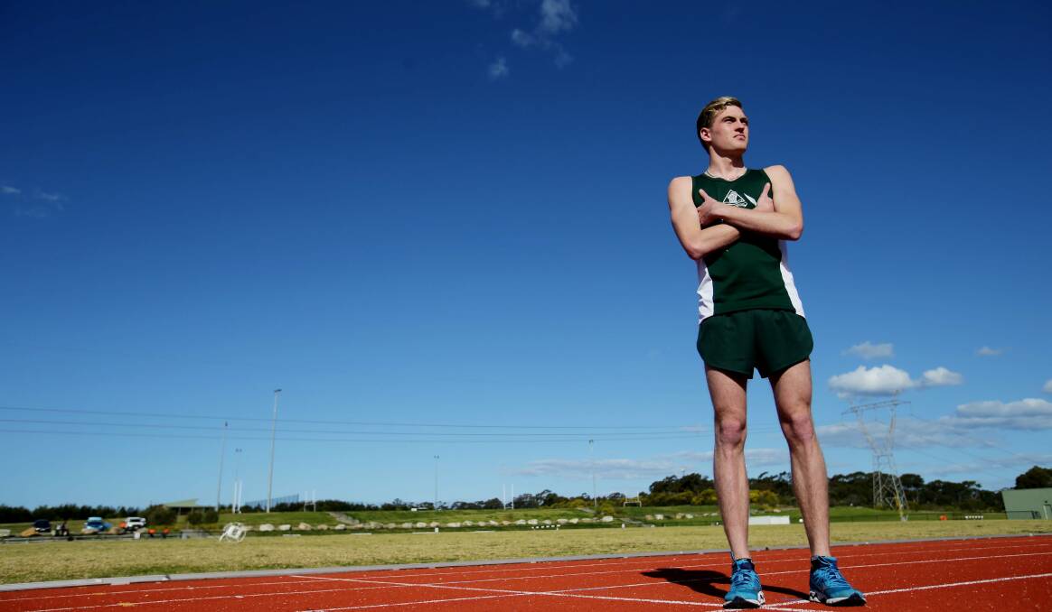 Medals galore: Ollie Hoare keeps setting the athletics world on fire. Picture: Chris Lane
