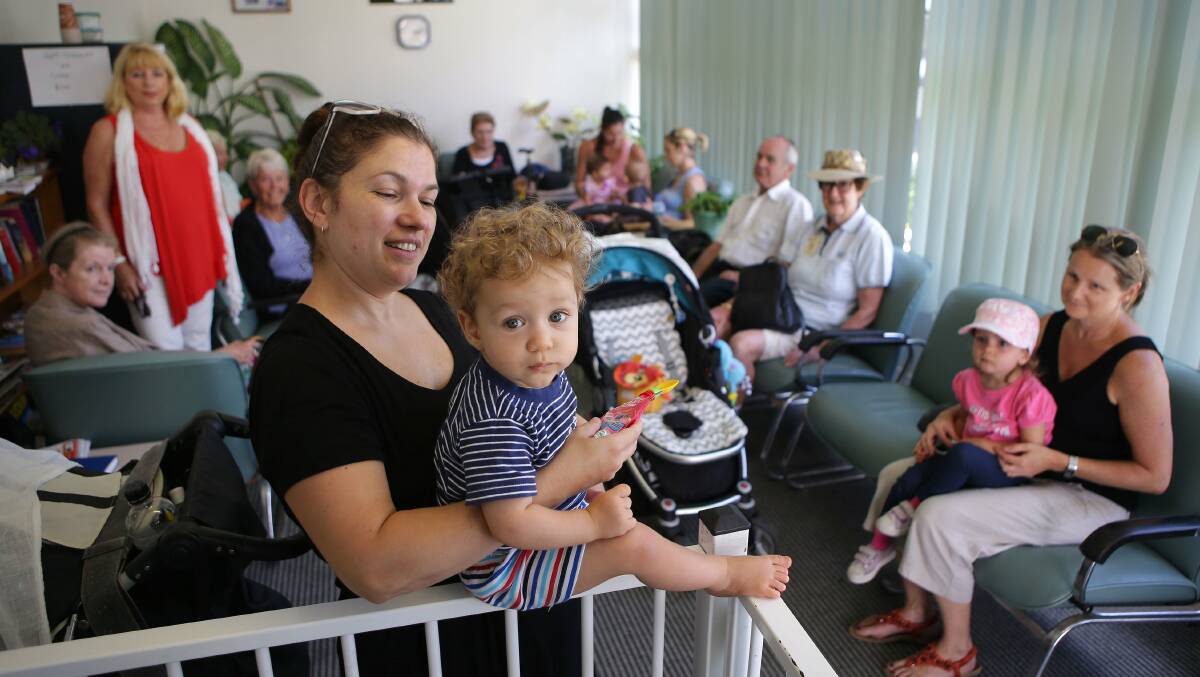 Relieved: Helen Evans and other local mothers were concerned about the possible closure of the Cronulla Women's Rest Centre. Picture: John Veage.
