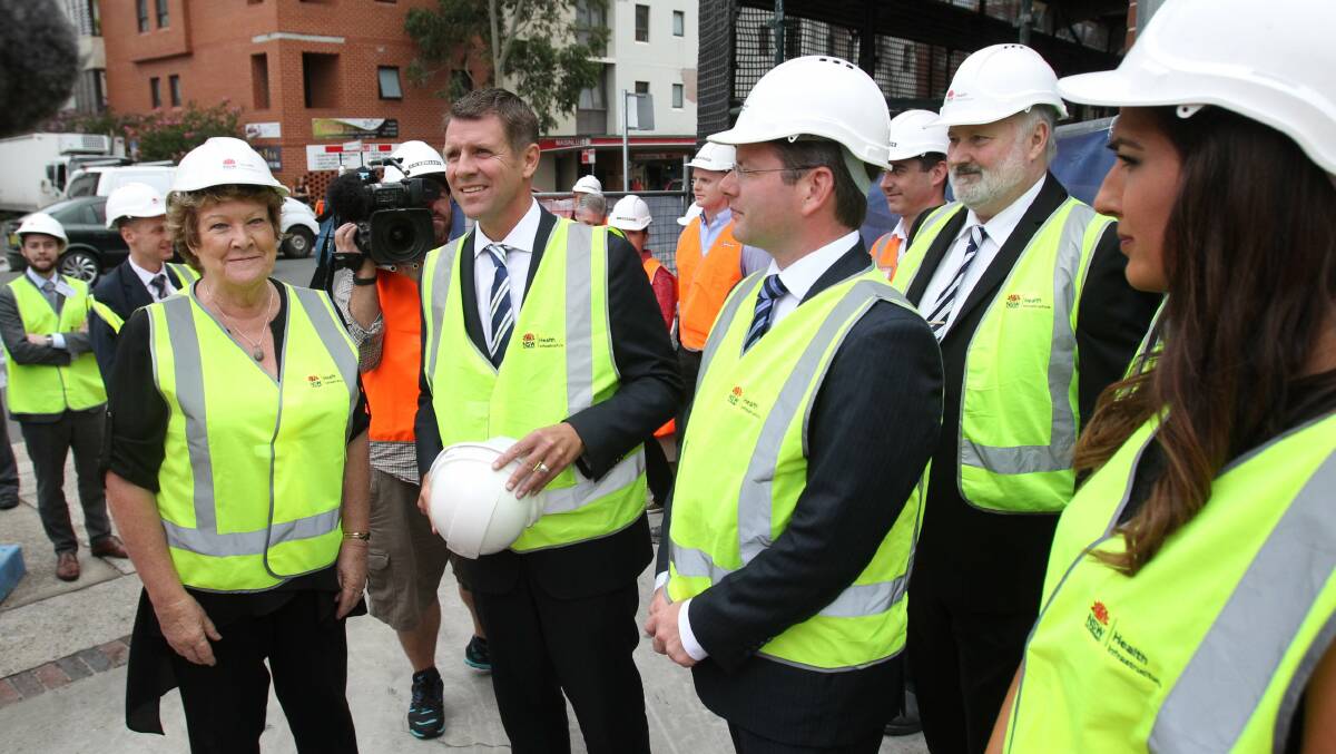 Health tonic: Premier Mike Baird and Health Minister Jillian Skinner at today’s announcement. Picture: Chris Lane

