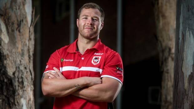 Wanted to stay: Trent Merrin says he wanted to remain a Dragon, but felt he had no option but to leave. Photo: Adam McLean.
