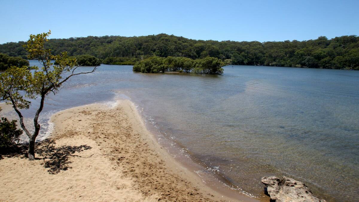 To dredge or not to dredge: Port Hacking in January 2014 near Grays Point. Picture: Jane Dyson
