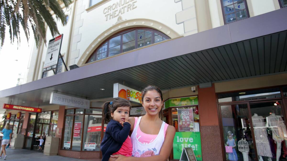 Silver screens:  Yvonne Khazen and daughter Zoe, 16 months. Picture: Chris Lane

