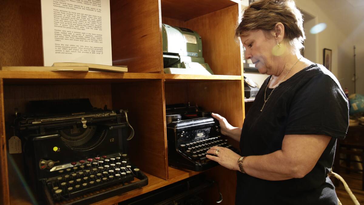 The Hills District Historical Society is putting on an exhibition about communicating in May.  Picture: Anna Warr