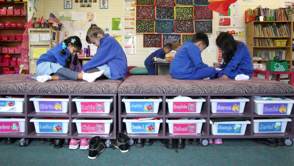 Lessons have evolved at Quakers Hill Public School. Pictures: Gene Ramirez